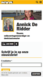 Mobile Screenshot of annickderidder.be